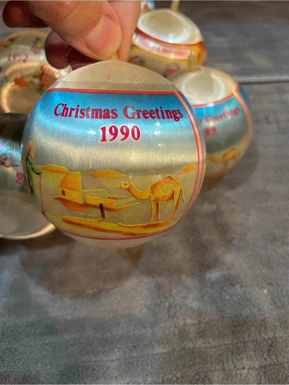Vintage Christmas Ornaments 1990’s Silk Lot